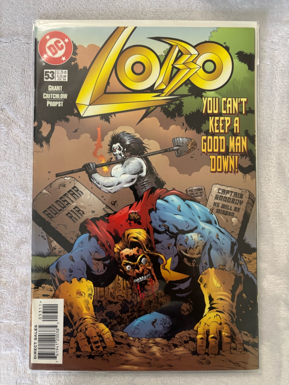 Lobo #53 DC Comics 1998 - Bruce Lee Ad Excellent Condition